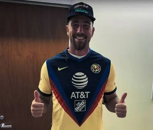 El América se sumó a los festejos de Travis Kelce y los Chiefs por ganar el SuperBowl