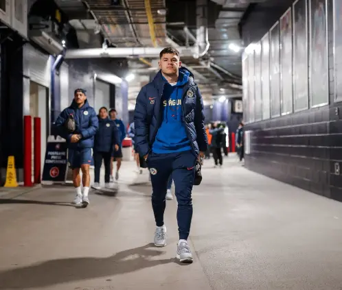 Richard Sánchez en New England. FOTO: @ClubAmerica