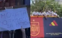 Morata se vuelve loco y avienta vaso a fan en medio de celebraciones en España