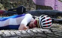 Impactante caída de Lecomte deja a Francia sin medalla en ciclismo de montaña