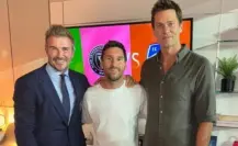 La foto de David Beckham, Lionel Messi y Tom Brady que está rompiendo internet
