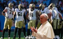 Papa Francisco manda mensaje de aliento por error a los New Orleans Saints