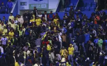 ¡Vergonzoso! La violencia estalla en el Estadio Cuauhtémoc tras la final de ida