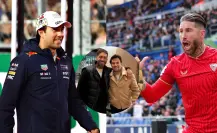 Checo Pérez presume foto con Sergio Ramos en medio de rumores de su llegada a la Liga MX