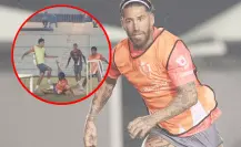 VIDEO | Sergio Ramos mete tremenda barrida a Fimbres en entrenamiento de Monterrey