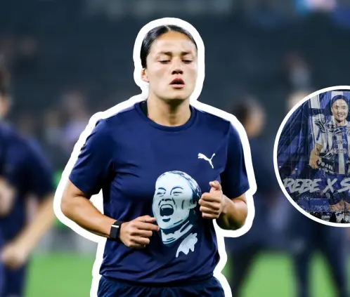 Rebeca Bernal recibió una despedida a la altura de su legado por parte de la afición de Rayadas de Monterrey en el Clásico Regio Femenil 42.