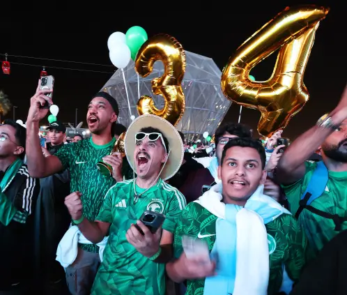 Arabia Saudita no permitirá venta de bebidas alcohólicas en el Mundial de 2034. Getty Images