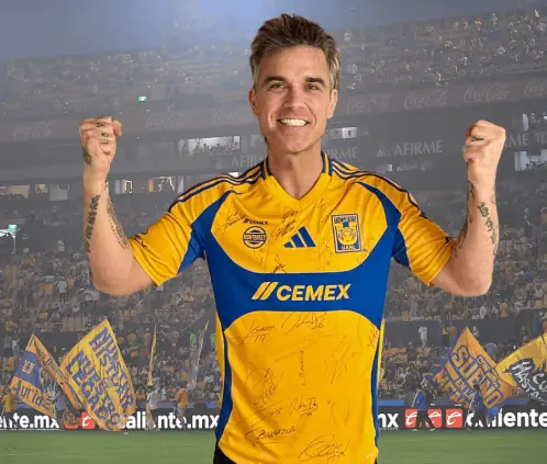 Robbie Williams se pone la playera de Tigres para ser un “Better Man”