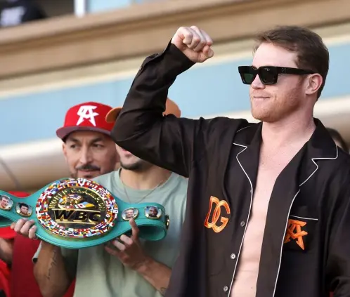 Canelo Álvarez vs. Óscar de la Hoya: ¿por qué hay una mala relación entre ambos?  (Photo by Steve Marcus/Getty Images)