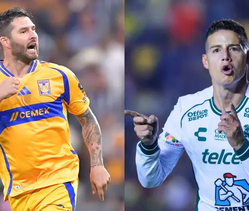 André-Pierre Gignac y James Rodríguez volverán a ser rivales después de 11 años de espera. Getty Images