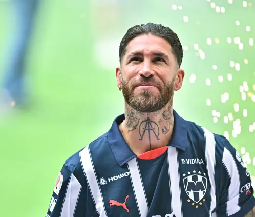 Sergio Ramos debutará como titular de los Rayados ante San Luis. Getty Images