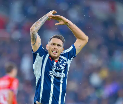 Lucas Ocampos reaparecerá con el Monterrey en el juego de la fecha 8 ante San Luis, tras dos meses fuera por lesión. Getty Images