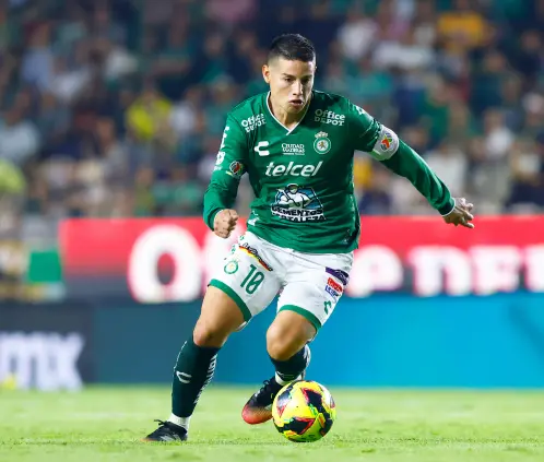 James Rodríguez encabeza al León que marcha líder en el Clausura 2025. Getty Images