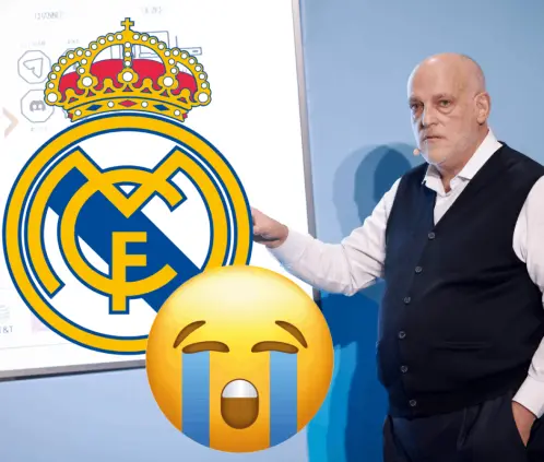 Javier Tebas vuelve a atacar al Real Madrid: Es un equipo llorón