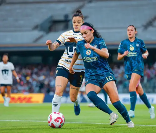 Tras la actividad internacional del Tri Femenil,, se reanudan las actividades de La Liga MX Femenil (X: @AmericaFemenil)