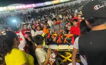 Basurologo sufre terrible accidente luchando en la Feria de la Bandera de Iguala