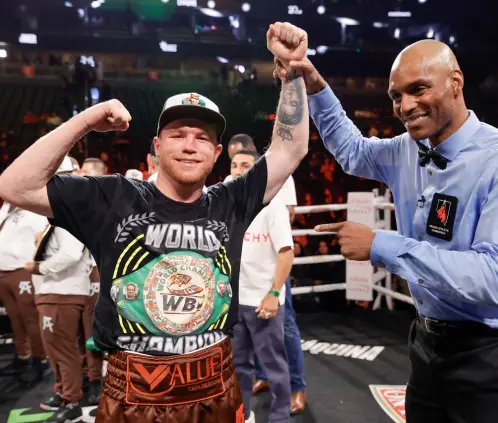 La nueva sede del Canelo Álvarez ¿en qué ciudad de Arabia peleará en el 2025?  (Photo by Steve Marcus/Getty Images)