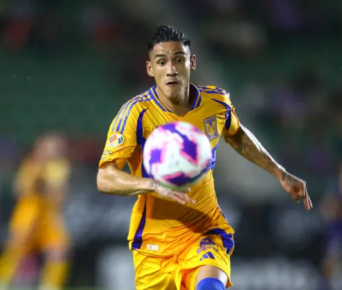 Uriel Antuna de Tigres ya suma nueve meses sin meter gol en competencias oficiales. Getty Images