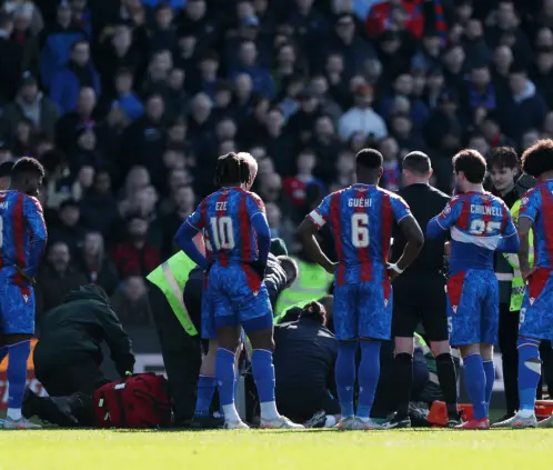 Jean-Phillippe Mateta rompe el silencio tras brutal patada en el Crystal Palace vs Millwall