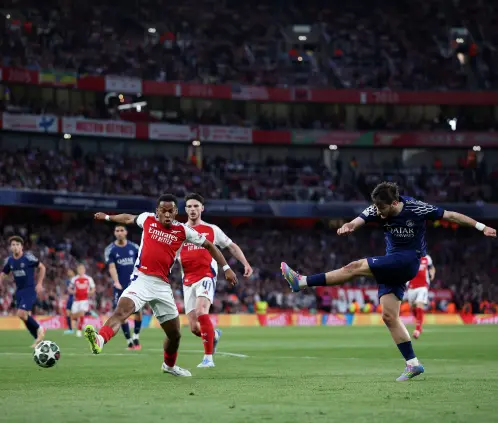 ¡Callan a todo Londres! PSG se perfila a la final de Champions League tras vencer al Arsenal en Inglaterra  (Photo by Michael Steele/Getty Images)
