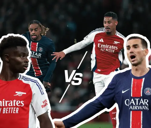 El Arsenal y el PSG vuelven a verse las caras en la Champions League, en el primer capítulo por el boleto a la gran final del torneo. El Arsenal y el PSG vuelven a verse las caras en la Champions League, en el primer capítulo por el boleto a la gran final del torneo.