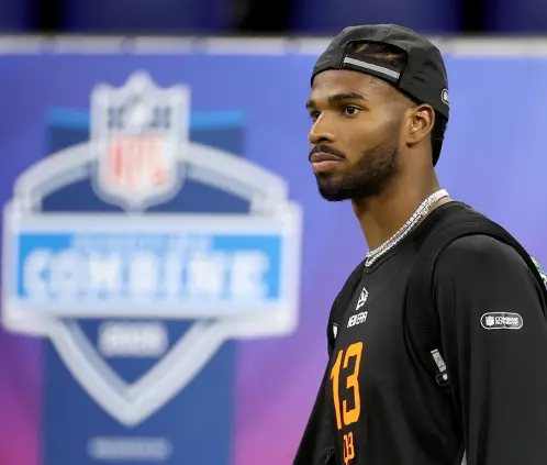 Una broma a Shedeur Sanders le cuesta carísimo a los Falcons. (Photo by Stacy Revere/Getty Images) Una broma a Shedeur Sanders le cuesta carísimo a los Falcons. (Photo by Stacy Revere/Getty Images)