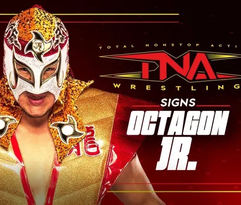 El mexicano Octagón Jr. se convirtió en nuevo luchador de WWE, y puede participar tanto en Triple A como en WWE. @ThisIsTNA El mexicano Octagón Jr. se convirtió en nuevo luchador de WWE, y puede participar tanto en Triple A como en WWE. @ThisIsTNA