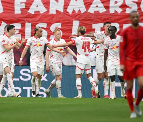 El RB Leipzig le empató 3-3 a Bayern Munich en el último minuto, evitando su coronación en la Bundesliga. Getty Images El RB Leipzig le empató 3-3 a Bayern Munich en el último minuto, evitando su coronación en la Bundesliga. Getty Images