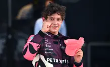 Kimi Antonelli se queda sin champaña en el Gran Premio de Miami