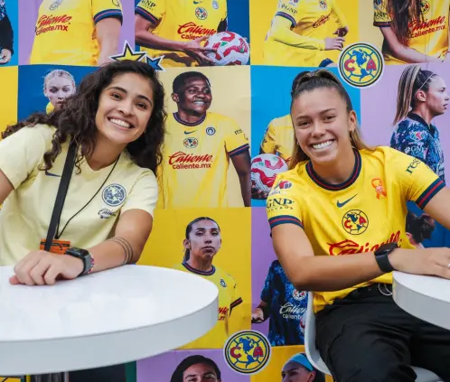 Prisicila Da Silva y Daniela Espinosa le ponen ambiente al Clásico Nacional Femenil (Foto: @AmericaFemenil (X)) Prisicila Da Silva y Daniela Espinosa le ponen ambiente al Clásico Nacional Femenil (Foto: @AmericaFemenil (X))