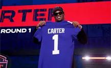 Giants prohíben al novato Abdul Carter usar dorsales históricos