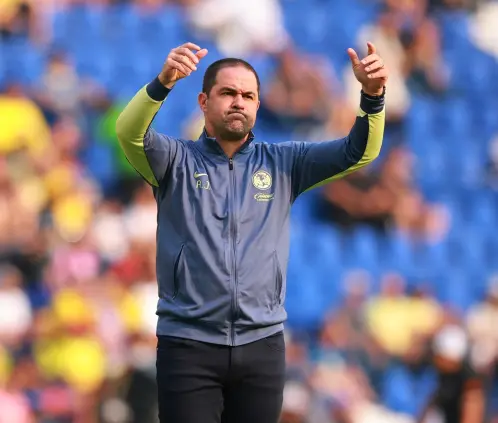 Pachuca-América: Jardine acaba molesto con arbitraje de la Liguilla (Photo by Hector Vivas/Getty Images) Pachuca-América: Jardine acaba molesto con arbitraje de la Liguilla (Photo by Hector Vivas/Getty Images)