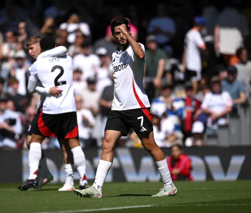 Raúl Jiménez se volvió el 10° máximo goleador del Fulham en la Premier League con su anotación al Everto. Getty Images Raúl Jiménez se volvió el 10° máximo goleador del Fulham en la Premier League con su anotación al Everto. Getty Images