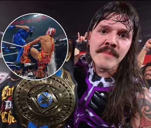 ¡Otra derrota de Penta! Dominik Mysterio retiene el Campeonato Intercontinental con ayuda de El Grande Americano (Foto: captura Netflix) ¡Otra derrota de Penta! Dominik Mysterio retiene el Campeonato Intercontinental con ayuda de El Grande Americano (Foto: captura Netflix)
