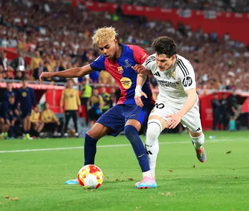 Barcelona y Real Madrid prácticamente definirán el título de La Liga en El Clásico. Getty Images Barcelona y Real Madrid prácticamente definirán el título de La Liga en El Clásico. Getty Images