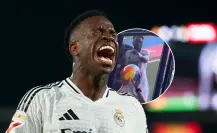 VIDEO | Vinicius Jr. se va contra un aficionado y su balón de playa