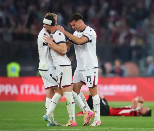EL Bologna gana su primera Copa Italia en 51 años (Getty Images) EL Bologna gana su primera Copa Italia en 51 años (Getty Images)
