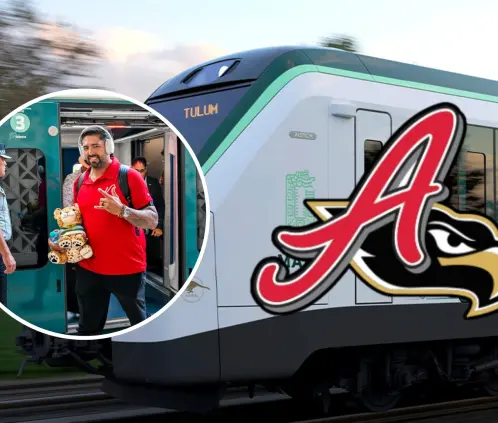 El Águila de Veracruz utilizó el transporte del Tren Maya para continuar su gira por el sureste El Águila de Veracruz utilizó el transporte del Tren Maya para continuar su gira por el sureste