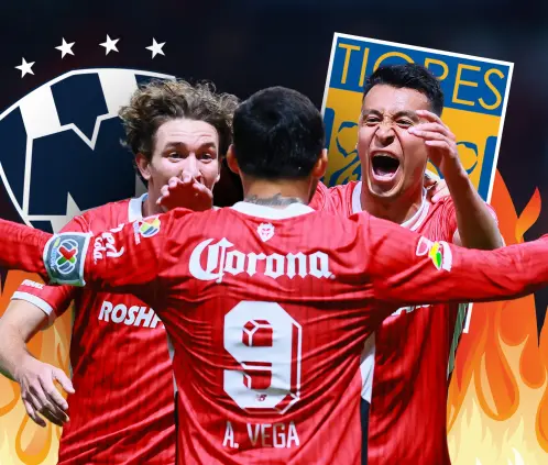 Toluca sueña con ser campeón de Liga MX por culpa de los regios (Photo by Manuel Velasquez/Getty Images)