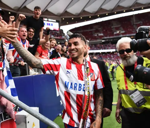 El Atlético de Madrid negó que Ángel Correa ya fuera vendido a Tigres, y señalan que tiene contrato vigente con él. Getty Images El Atlético de Madrid negó que Ángel Correa ya fuera vendido a Tigres, y señalan que tiene contrato vigente con él. Getty Images
