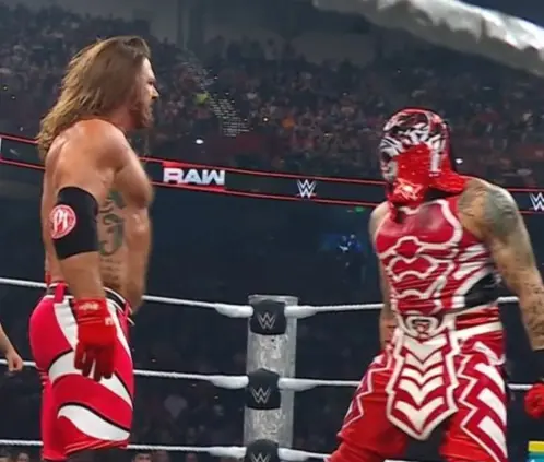 Penta y AJ Styles fracasan en su primera lucha como pareja (Foto: Captura WWE en Netflix) Penta y AJ Styles fracasan en su primera lucha como pareja (Foto: Captura WWE en Netflix)