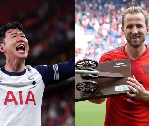 Heung-Min Son y Harry Kane. (Photo by Michael Steele/Getty Images). Heung-Min Son y Harry Kane. (Photo by Michael Steele/Getty Images).