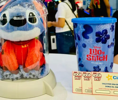 Precios de palomeras de Lilo & Stitch en Cinépolis y Cinemex (Cinepolis Facebook) Precios de palomeras de Lilo & Stitch en Cinépolis y Cinemex (Cinepolis Facebook)