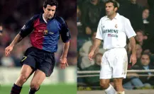 VIDEO: Luis Figo encara a un aficionado del Barcelona que le llama traidor