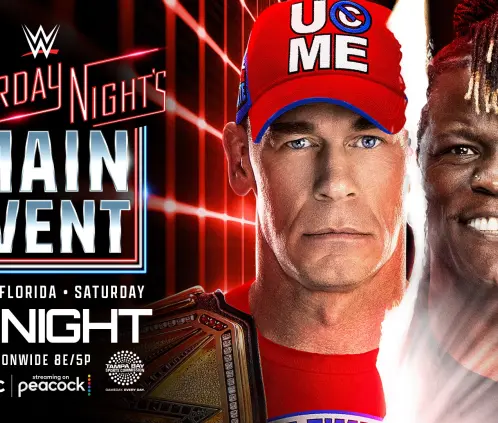 John Cena y R-Truth protagonizarán la lucha estelar del WWE Saturday Nights Main Event, su primer combate en 14 años. @WWE John Cena y R-Truth protagonizarán la lucha estelar del WWE Saturday Nights Main Event, su primer combate en 14 años. @WWE