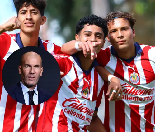 Zinedine Zidane con Chivas. (Credits: Screenshot).