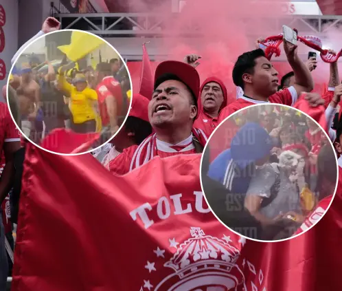 ¡Se armó la campal! Afición de Toluca y América manchan final de vuelta (Foto: Daniel Gámez / POSTA Deportes) ¡Se armó la campal! Afición de Toluca y América manchan final de vuelta (Foto: Daniel Gámez / POSTA Deportes)