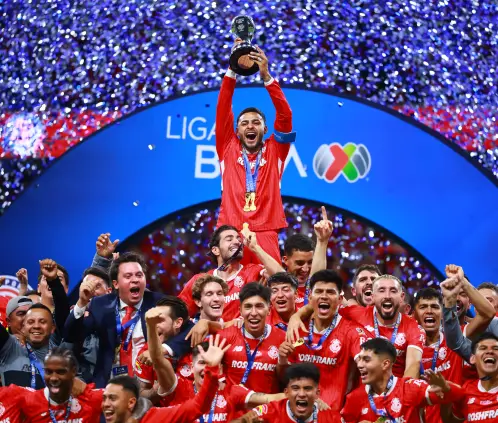 El Toluca llegó a 19 títulos oficiales, para ser el quinto equipo más exitoso del futbol mexicano. Getty Images