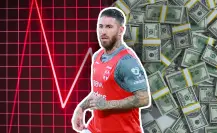 Sergio Ramos pierde valor de mercado, pero es de los veteranos más caros