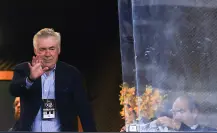 Carlo Ancelotti presente en la Copa Libertadores